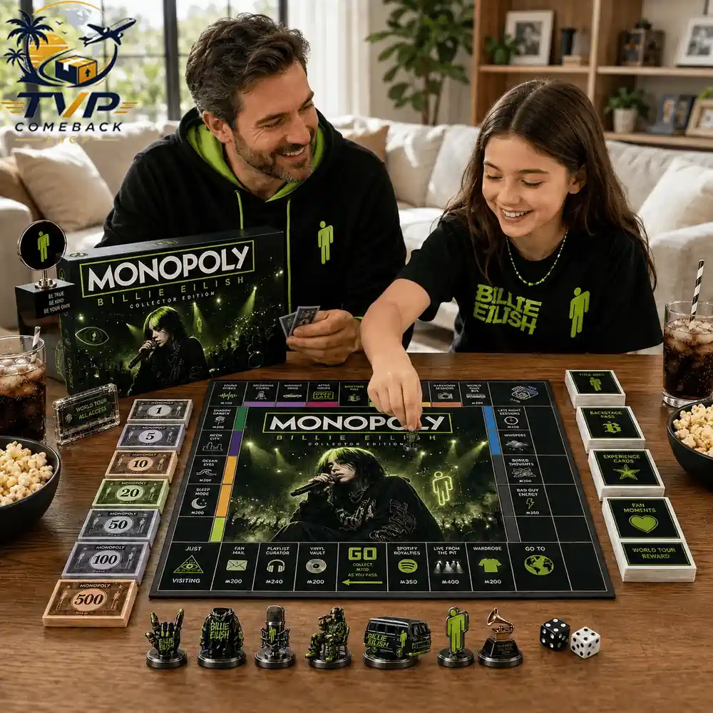 Billie Eilish Collector's Edition Monopoly Board Game 2026 Billie Eilish Collector's Edition Monopoly Board Game 2026