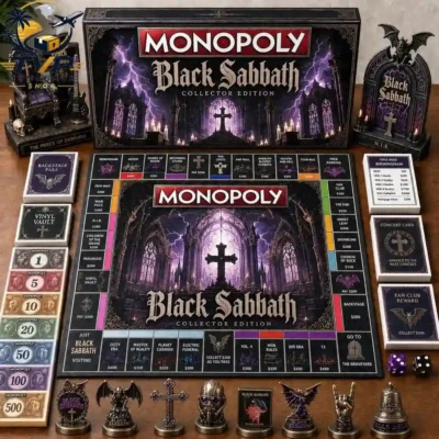 Black Sabbath Collector's Edition Monopoly Board Game 2026