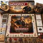 Blake Shelton Collector's Edition Monopoly Board Game 1 Blake Shelton Monopoly Collector Edition board game set