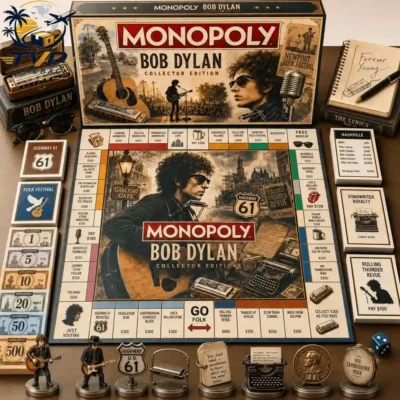 Bob Dylan Collector's Edition Monopoly Board Game 2026