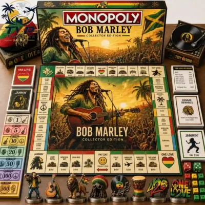 Bob Marley Limited Collector Edition Monopoly Board Game 2026