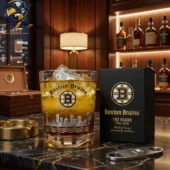 Boston Bruins 102 Years 1924-2026 Limited Collector Edition Whiskey Glass