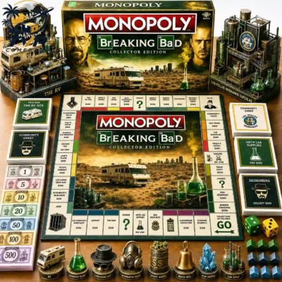 Breaking Bad Collector's Edition Monopoly Board Game Breaking Bad Collector's Edition Monopoly Board Game