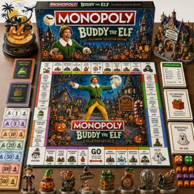 Buddy the Elf Collector's Edition Monopoly Board Game