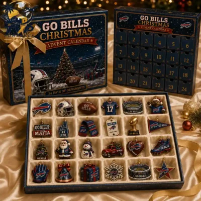 Buffalo Bills Go Bills 2026 Christmas Advent Calendar