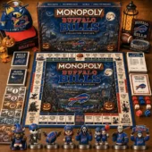 Buffalo Bills Monopoly Collector Edition board game set