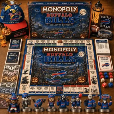Buffalo Bills Halloween Collector's Edition Monopoly Board Game 2026 Buffalo Bills Halloween Collector's Edition Monopoly Board Game 2026