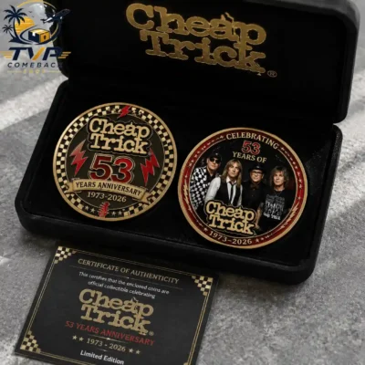Cheap Trick 53 Years Anniversary 1973-2026 Commemorative Coin