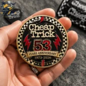 Cheap Trick 53 Years Anniversary 1973-2026 Commemorative Coin 2 Cheap Trick 53 Years Anniversary commemorative coin by Tvpcomebackshop