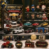 Chevrolet 115th Anniversary 2026 Advent Calendar collectibles from Tvpcomebackshop
