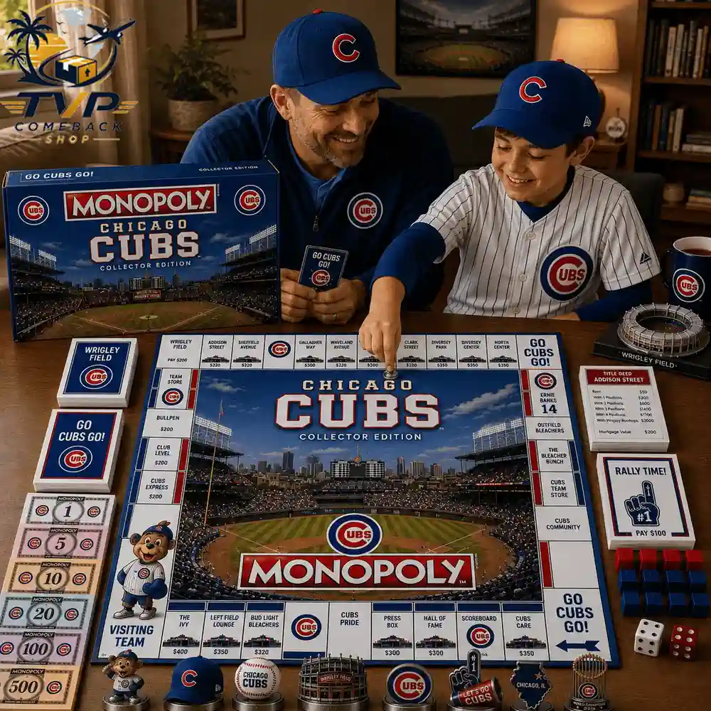 Chicago Cubs Collector's Edition Monopoly Board Game 2026 Chicago Cubs Collector's Edition Monopoly Board Game 2026