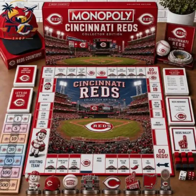 Cincinnati Reds Collector's Edition Monopoly Board Game