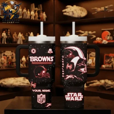 Cleveland Browns NFL Tumbler With Handle 2026 Cleveland Browns NFL Tumbler With Handle 2026