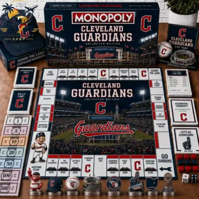 Cleveland Guardians Collector's Edition Monopoly Board Game Cleveland Guardians Collector's Edition Monopoly Board Game
