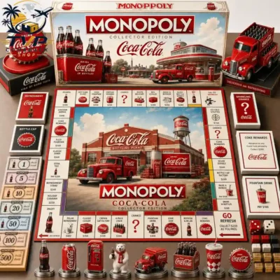 Coca-Cola Collector's Edition Monopoly Board Game 2026