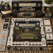 Colorado Buffaloes Collector Edition Monopoly Board Game 1 Colorado Buffaloes Monopoly Collector Edition board game set by Tvpcomebackshop