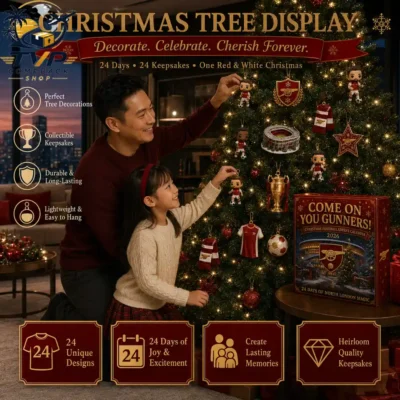 Come On You Gunners! Christmas Football Advent Calendar 2026
