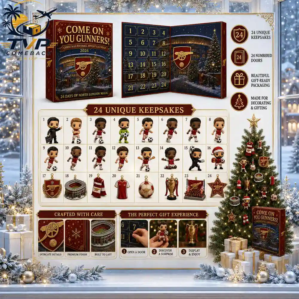 Come On You Gunners! Christmas Football Advent Calendar 2026 Come On You Gunners! Christmas Football Advent Calendar 2026