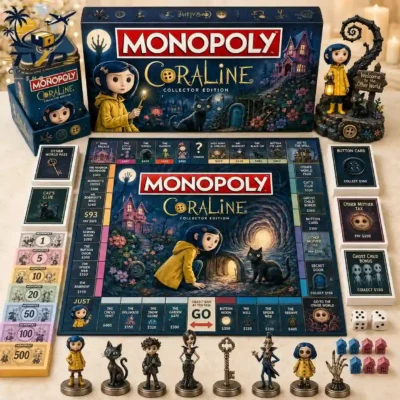Coraline Collector's Edition Monopoly Board Game