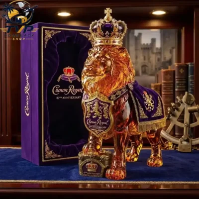 Crown 87th Anniversary Royal Lion Premium Collector Decanter Bottle