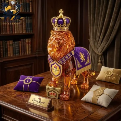 Crown Royal 87th Anniversary Royal Lion Building Brick Set Crown Royal 87th Anniversary Royal Lion Building Brick Set