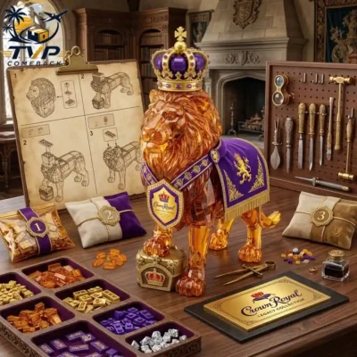 Crown Royal 87th Anniversary Royal Lion Building Brick Set