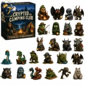 Cryptid Camping Club 24-piece creature collectible set