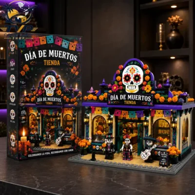 Día de los Muertos Calavera Shop Collectible Building Brick Set 2026 Día de los Muertos Calavera Shop Collectible Building Brick Set 2026