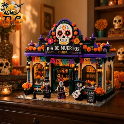 Día de los Muertos Calavera Shop Collectible Building Brick Set 2026