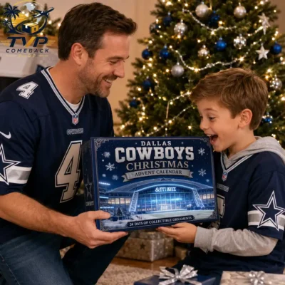 Dallas Cowboys Holiday Advent Calendar – 24 Days Countdown Box