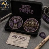 Deep Purple 58th Anniversary 1968-2026 Collectible Coin 1 Deep Purple 58th Anniversary limited edition commemorative coin set