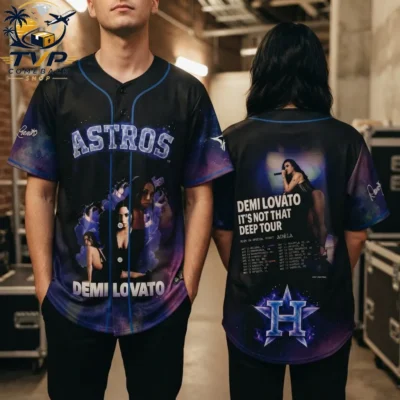 Demi Lovato x MLB Houston Astros Concert Tour Night 2026 Jersey Demi Lovato x MLB Houston Astros Concert Tour Night 2026 Jersey