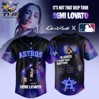 Demi Lovato x MLB Houston Astros Concert Tour Night 2026 Jersey
