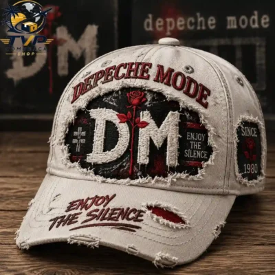 Depeche Mode Classic Distressed Baseball Hat
