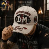 Distressed Depeche Mode baseball cap with Enjoy the Silence embroidery from Tvpcomebackshop