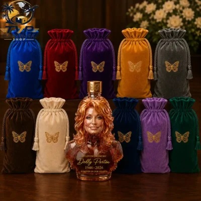 Dolly Parton In Loving Memory Bottle & Velvet Bag