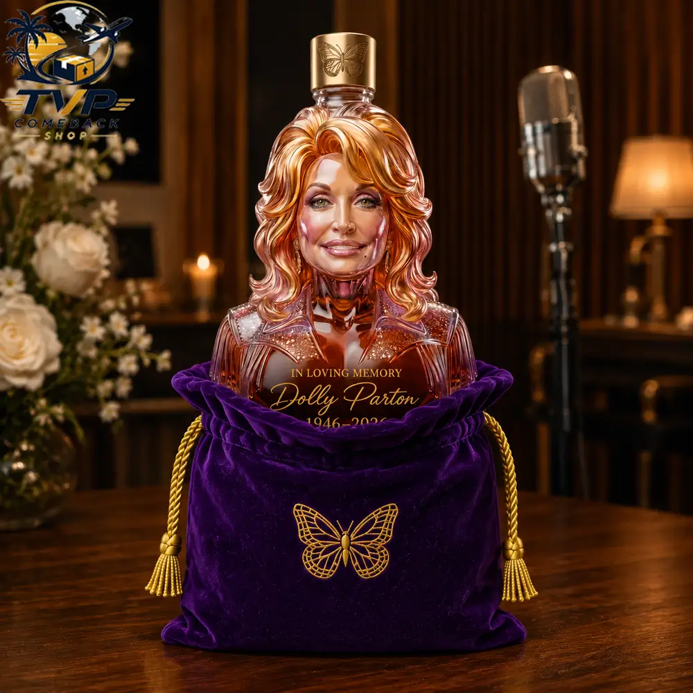 Dolly Parton In Loving Memory Bottle & Velvet Bag Dolly Parton In Loving Memory Bottle & Velvet Bag