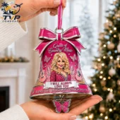 Dolly Parton Queen of Country Music Christmas bell ornament by Tvpcomebackshop