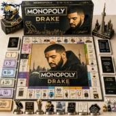 Drake Collector's Edition Monopoly Board Game 2026 1 Drake Collector Edition Monopoly board game set featuring OVO themes and custom pieces by Tvpcomebackshop.
