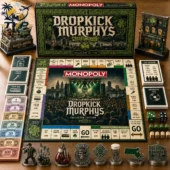 Dropkick Murphys Collector Edition Monopoly board game set by Tvpcomebackshop