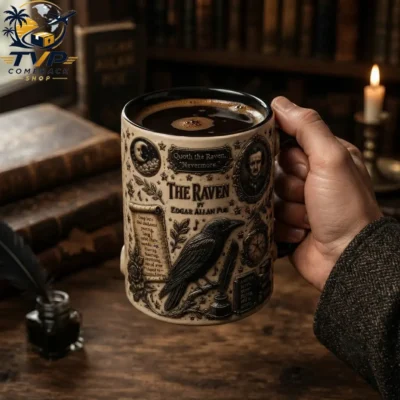 Edgar Allan Poe The Raven Ceramic Mug