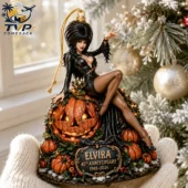 Elvira 45th Anniversary Christmas ornament from Tvpcomebackshop
