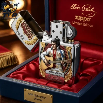 Elvis Presley 90th Anniversary Zippo Lighter