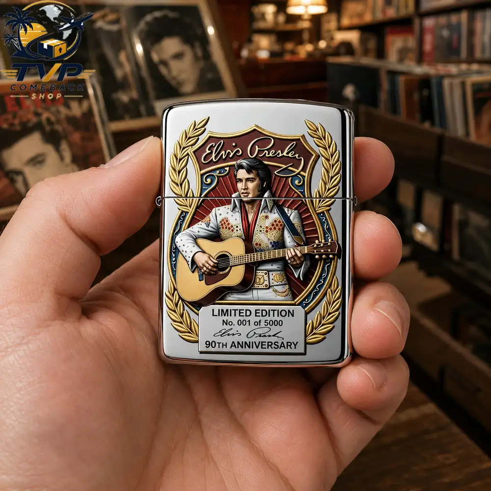 Elvis Presley 90th Anniversary Zippo Lighter Elvis Presley 90th Anniversary Zippo Lighter
