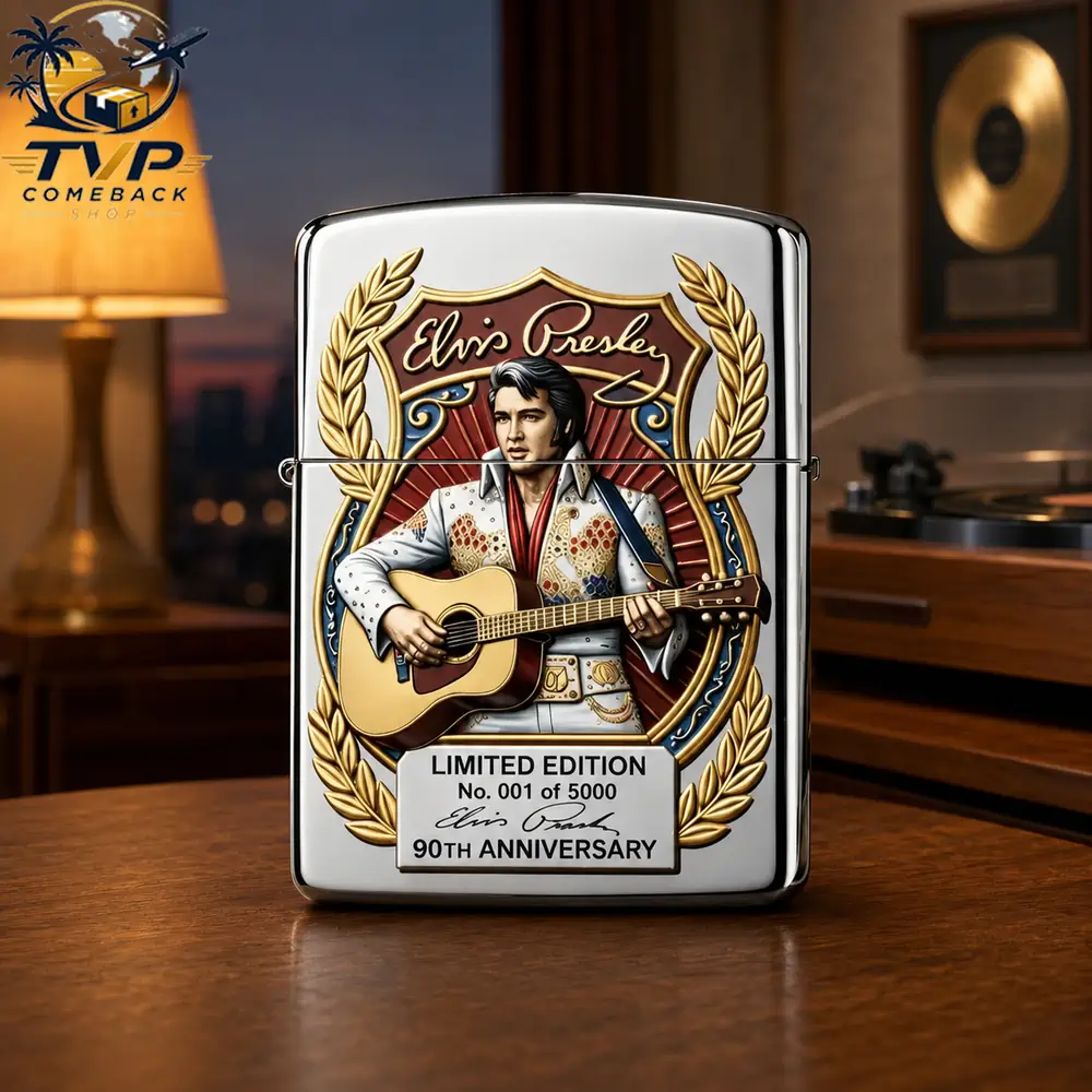 Elvis Presley 90th Anniversary Zippo Lighter Elvis Presley 90th Anniversary Zippo Lighter