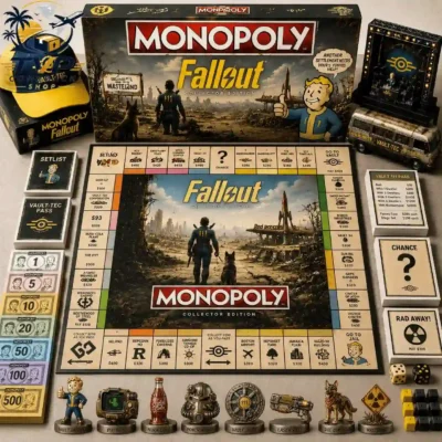 Fallout Collector's Edition Monopoly Board Game Fallout Collector's Edition Monopoly Board Game
