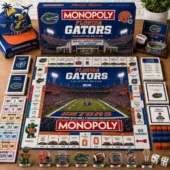 Florida Gators Monopoly Collector Edition board game set from Tvpcomebackshop