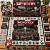 Georgia Bulldogs Championship Anniversary Monopoly Board Game 2026