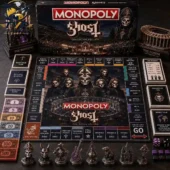 Ghost band themed Monopoly Collector Edition board game set by Tvpcomebackshop