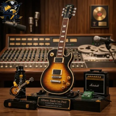 Gibson Slash Les Paul Signature Guitar 3D Edition Building Block Set Gibson Slash Les Paul Signature Guitar 3D Edition Building Block Set